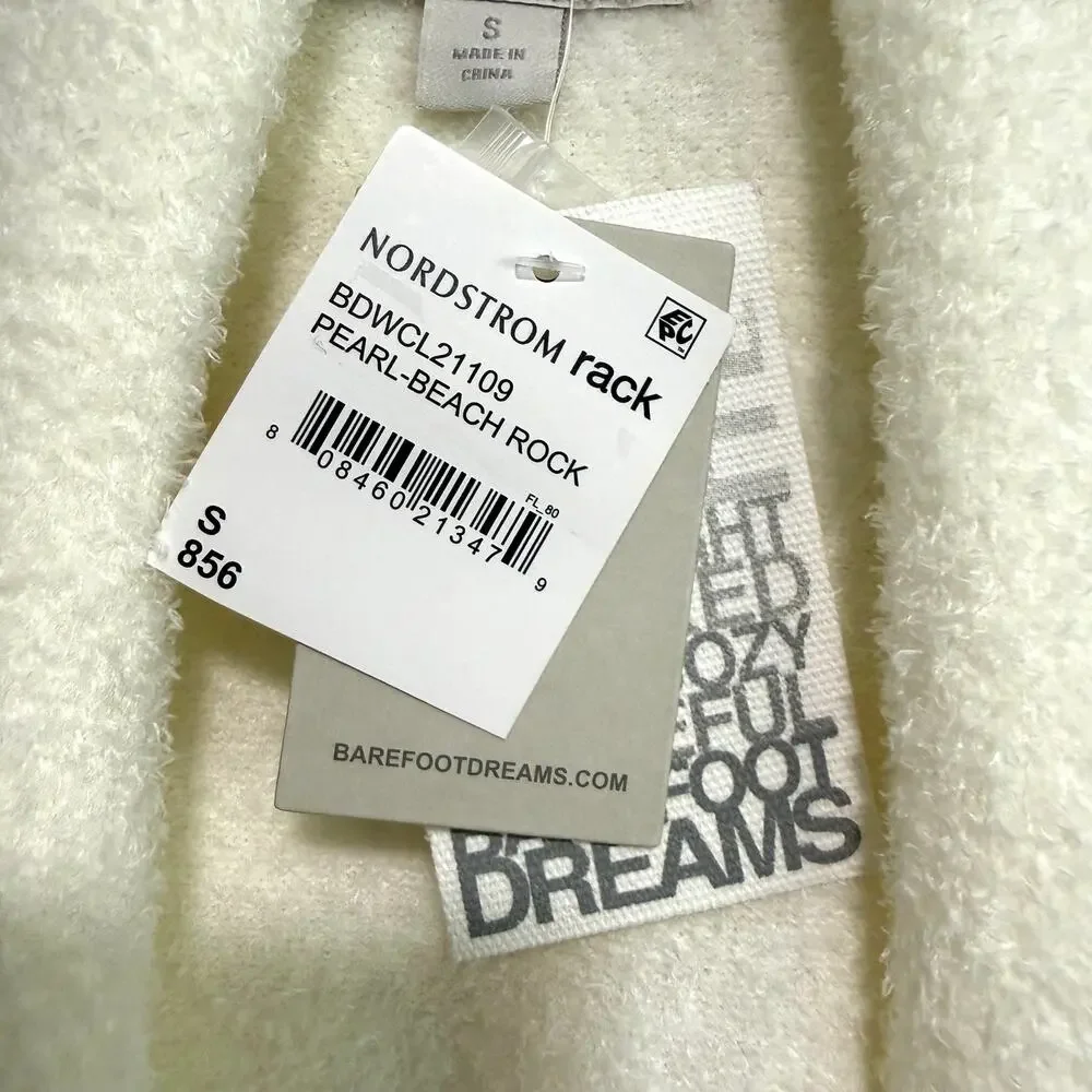 Barefoot Dreams Cozychic Lite Open Front Cardigan S Cream Cozy Lounge Neutral